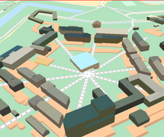 3D buildings visualization